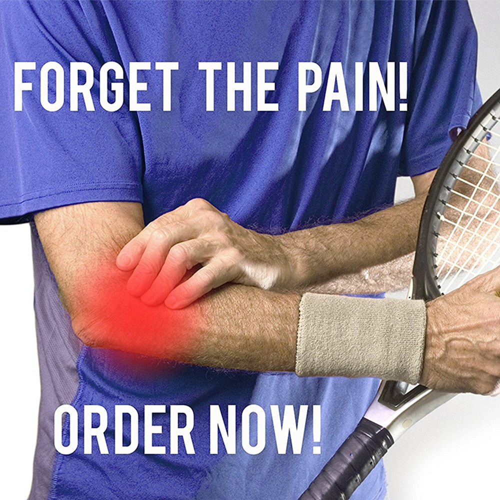 Tennis Elbow Strap with Gel Pad Support by HitMyNeed