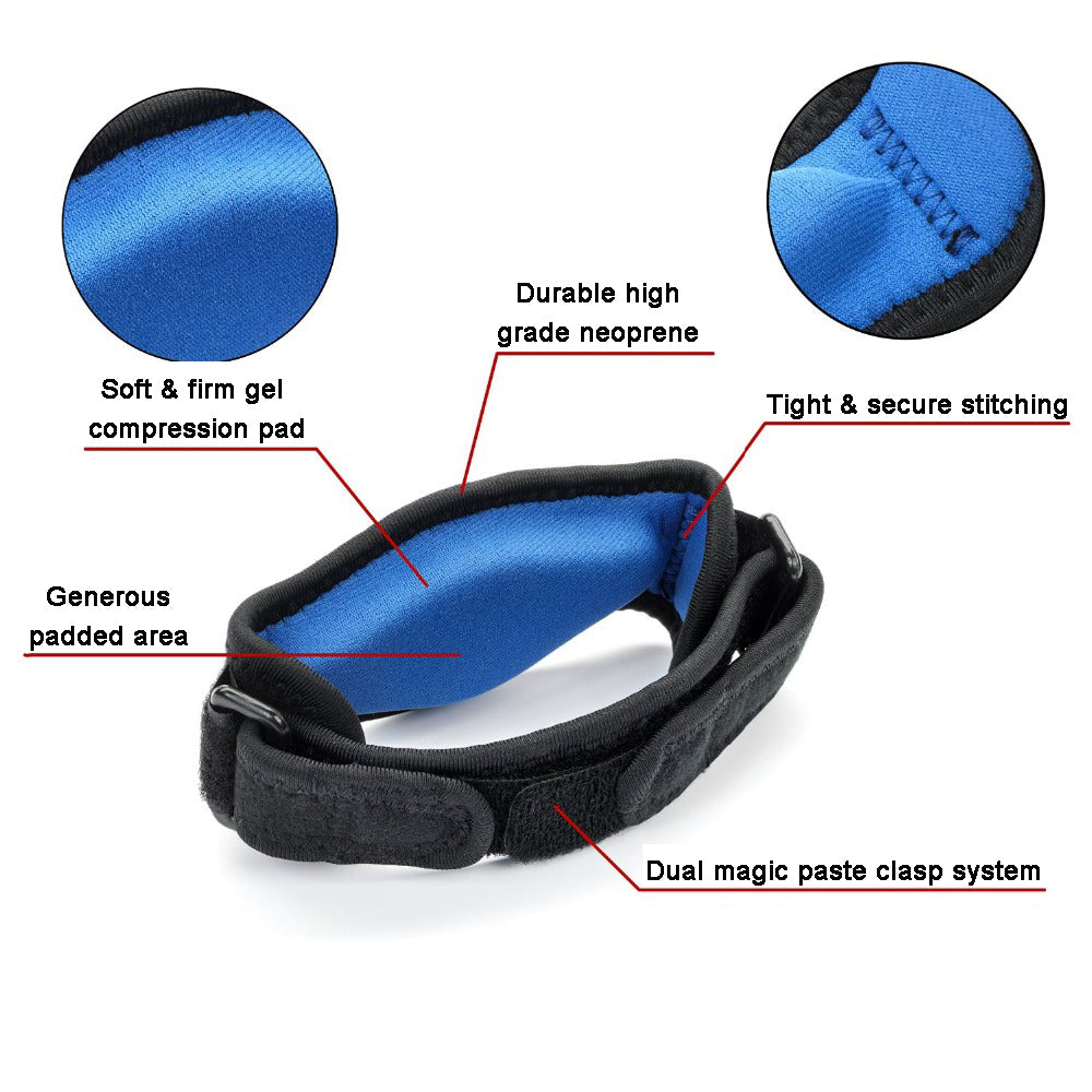 Tennis Elbow Strap with Gel Pad Support by HitMyNeed