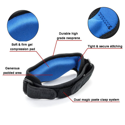 Tennis Elbow Strap with Gel Pad Support by HitMyNeed
