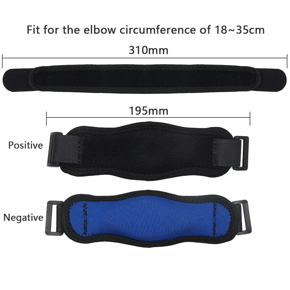 Tennis Elbow Strap with Gel Pad Support by HitMyNeed
