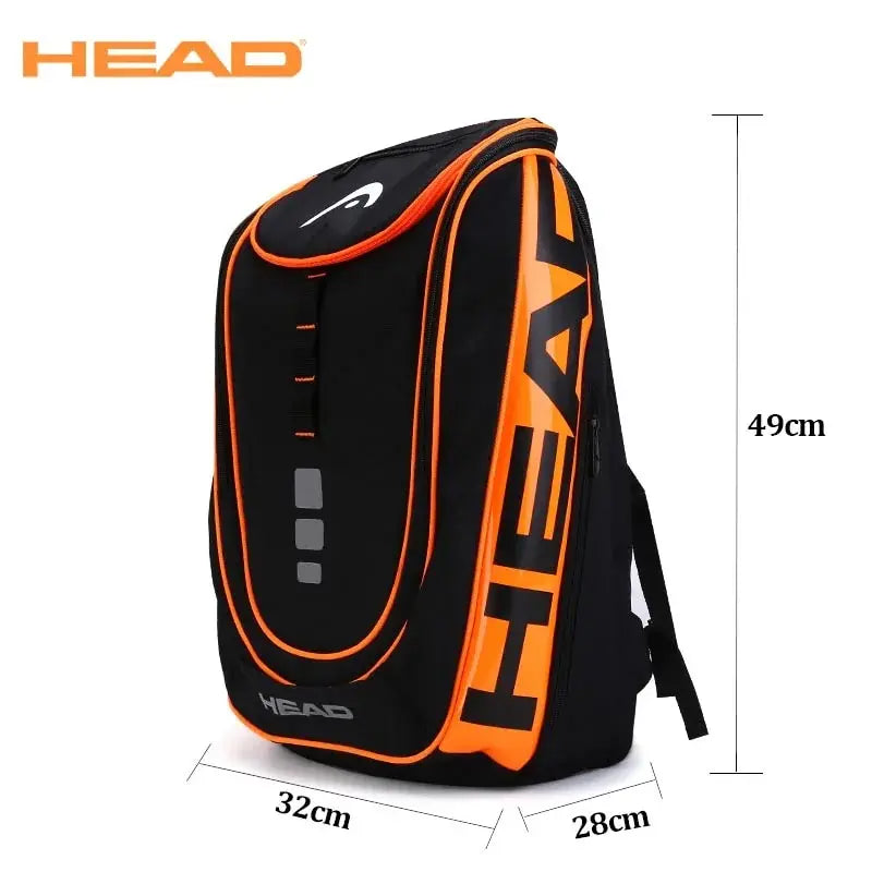 Tennis & Padel Backpack for 2 Rackets (2-Pack) by HitMyNeed