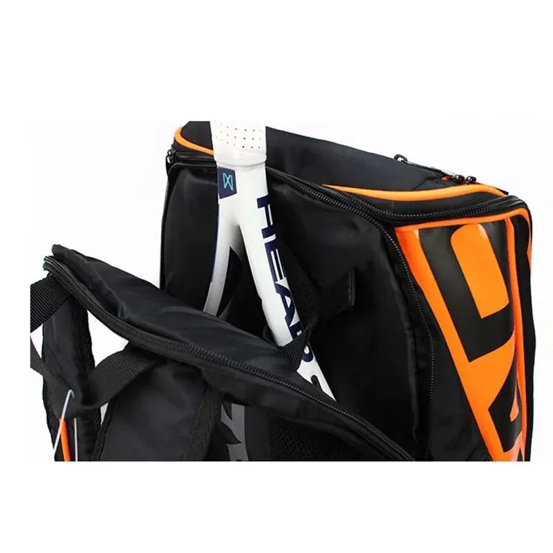Tennis & Padel Backpack for 2 Rackets (2-Pack) by HitMyNeed