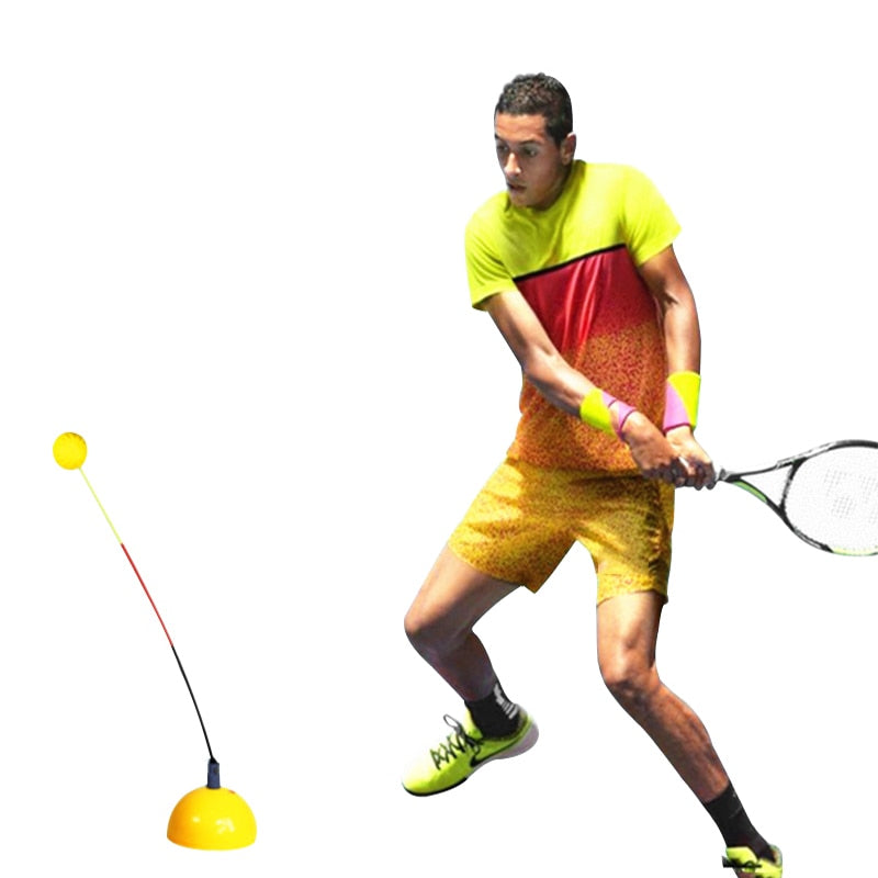 Tennis Trainer Swing Practice Tool with Rebound Base by HitMyNeed