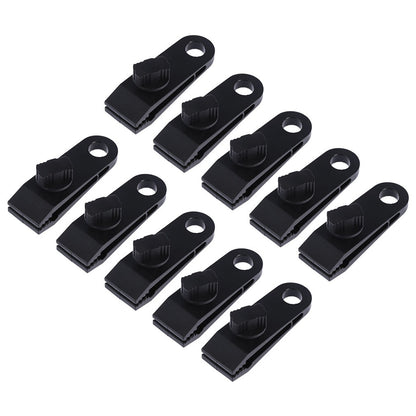 Tent Clips Plastic Tarp Clamps (10 Pack) by HitMyNeed