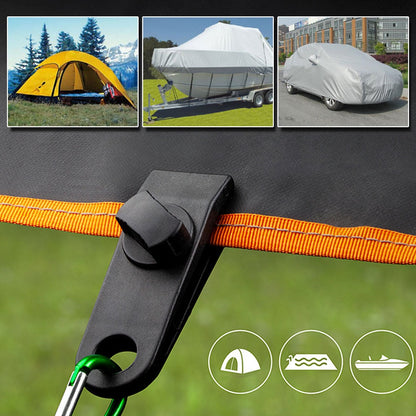 Tent Clips Plastic Tarp Clamps (10 Pack) by HitMyNeed