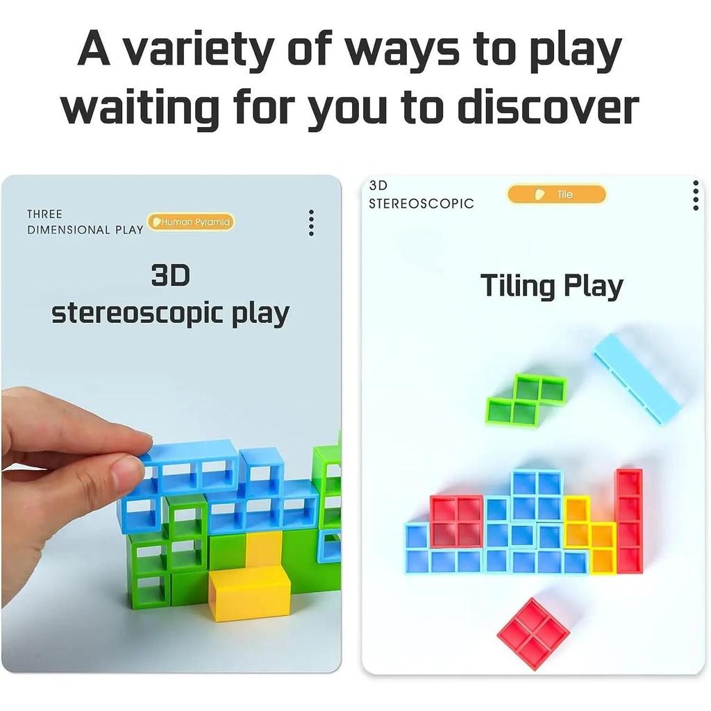 Tetra Tower Balance Stacking Game for Kids by HitMyNeed