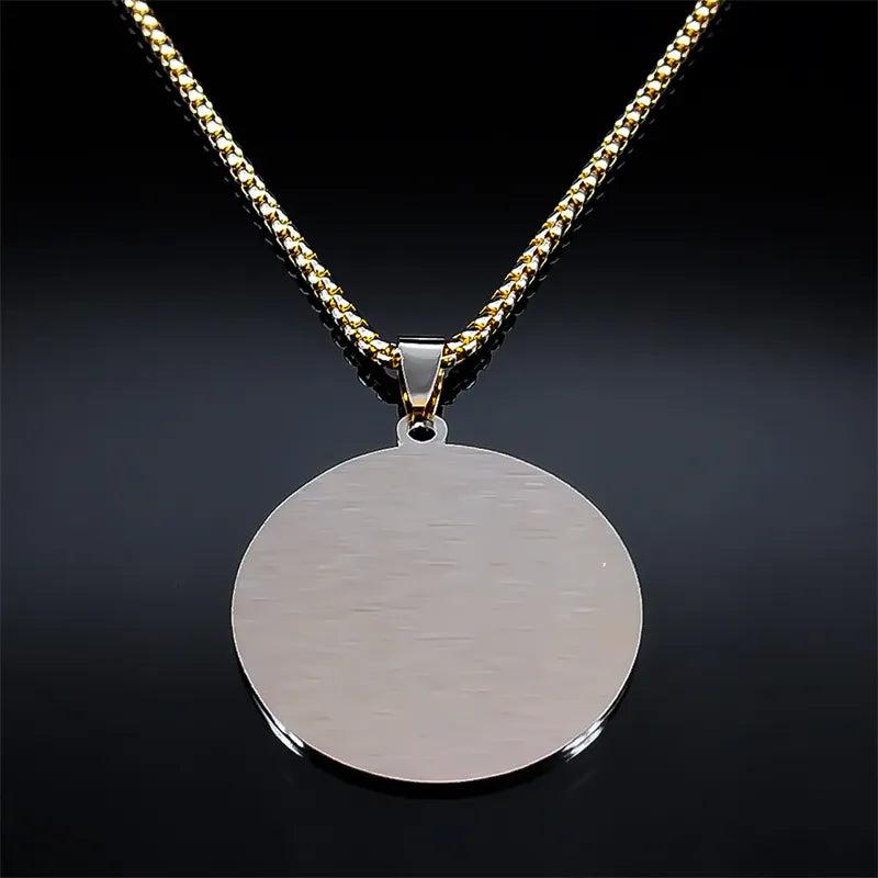 Tetragrammaton Yahweh Hebrew Stainless Steel Necklace by HitMyNeed