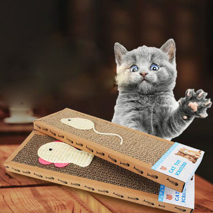 Textured Cardboard Cat Scratch Pad by HitMyNeed