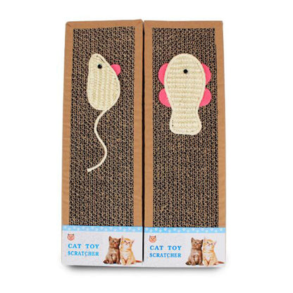 Textured Cardboard Cat Scratch Pad by HitMyNeed