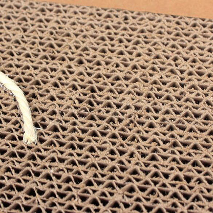 Textured Cardboard Cat Scratch Pad by HitMyNeed
