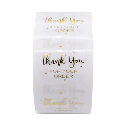 Thank You for Your Order Stickers Roll (500 Labels) by HitMyNeed