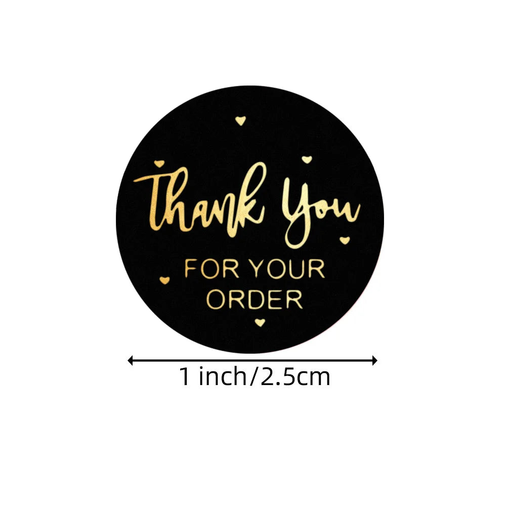 Thank You for Your Order Stickers Roll (500 Labels) by HitMyNeed