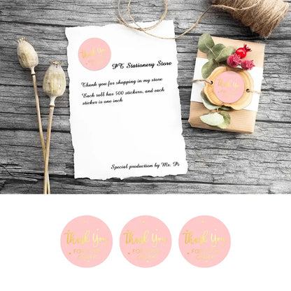 Thank You for Your Order Stickers Roll (500 Labels) by HitMyNeed