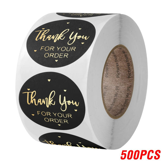 Thank You for Your Order Stickers Roll (500 Labels) yh127-500pcs by HitMyNeed