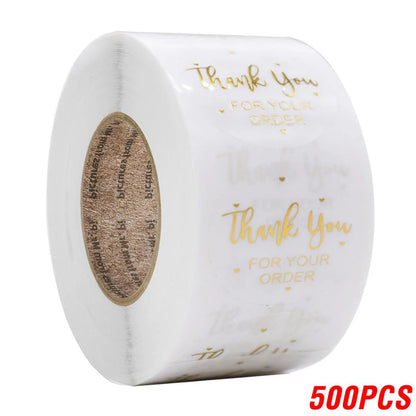 Thank You for Your Order Stickers Roll (500 Labels) yh129-500pcs by HitMyNeed