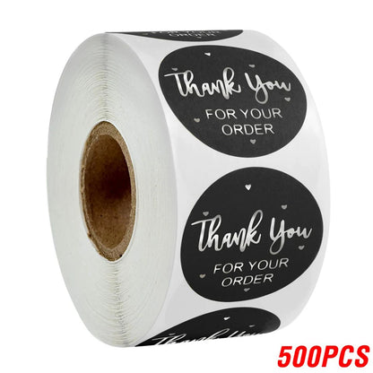 Thank You for Your Order Stickers Roll (500 Labels) yh130-500pcs by HitMyNeed