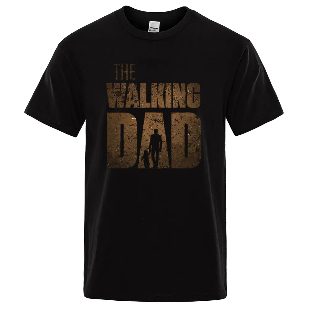 The Walking Dad Funny Cotton T-Shirt for Fathers by HitMyNeed