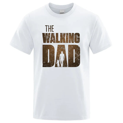 The Walking Dad Funny Cotton T-Shirt for Fathers by HitMyNeed