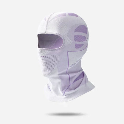 Thermal Balaclava Ski Hat & Neck Warmer for Winter Sports purple by HitMyNeed