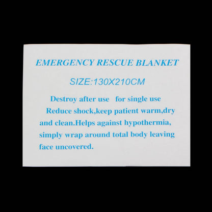 Thermal Emergency Blanket Waterproof Cover by HitMyNeed