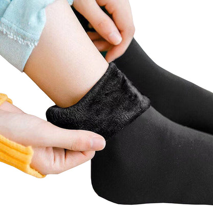 Thermal Fleece Lined Winter Socks black by HitMyNeed