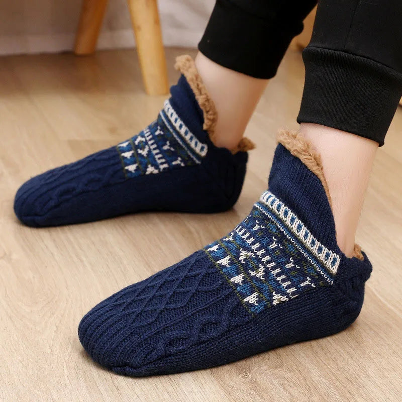 Thermal Fluffy Non-Slip Slipper Socks for Men & Women by HitMyNeed