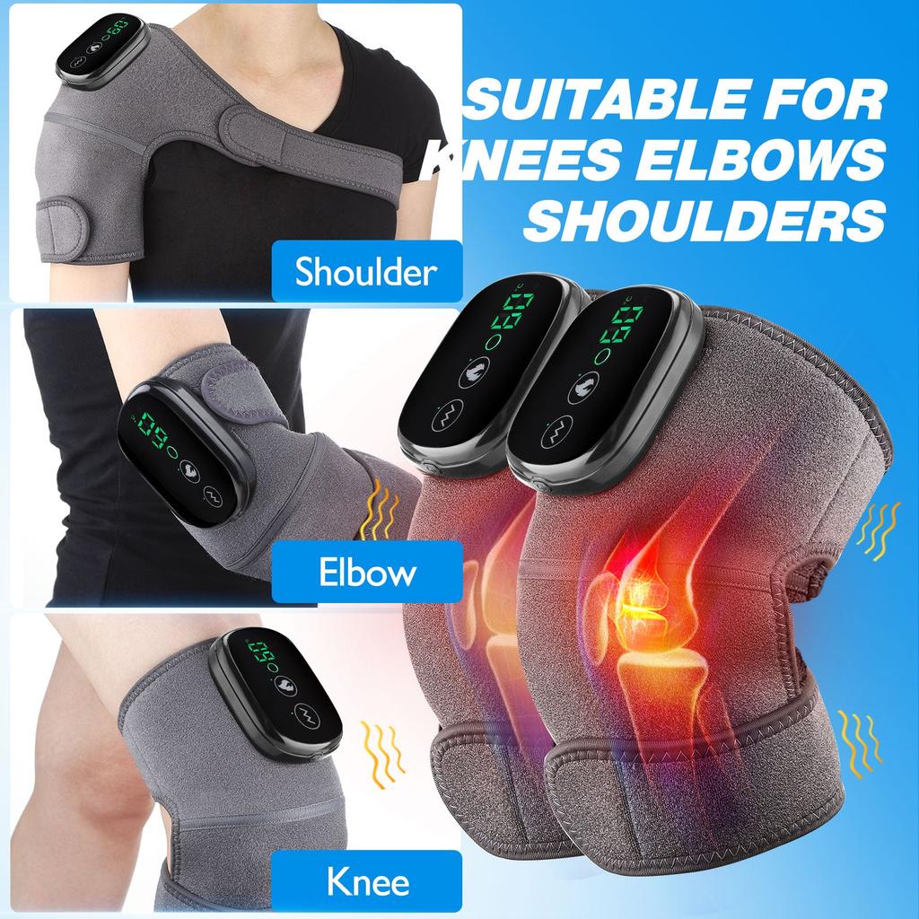 Thermal Knee & Elbow Massager with Heat and Vibration by HitMyNeed