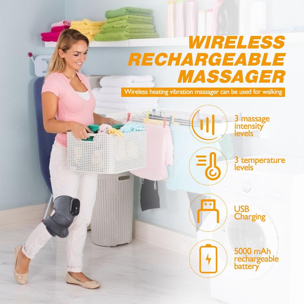 Thermal Knee & Elbow Massager with Heat and Vibration by HitMyNeed