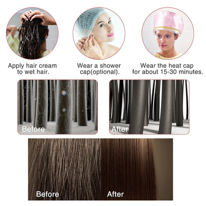 Thermal Treatment Hair Steamer Cap for Deep Hair Care by HitMyNeed