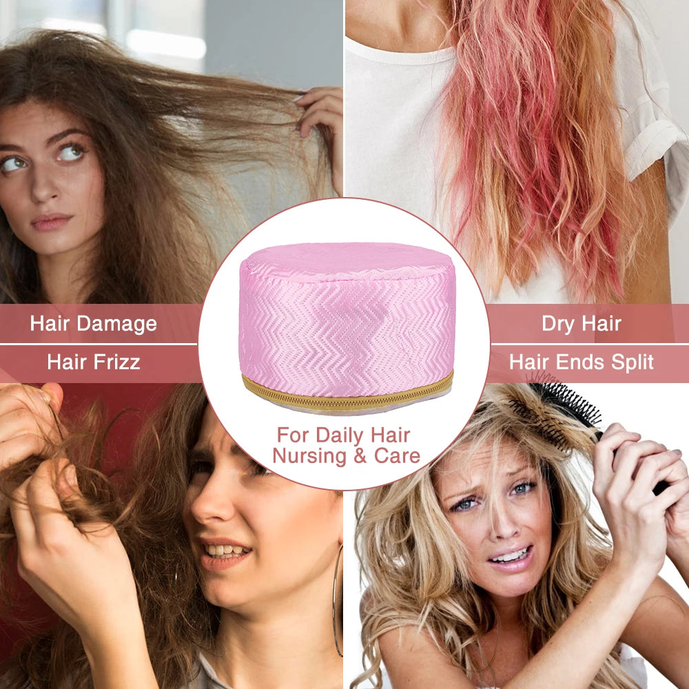 Thermal Treatment Hair Steamer Cap for Deep Hair Care by HitMyNeed