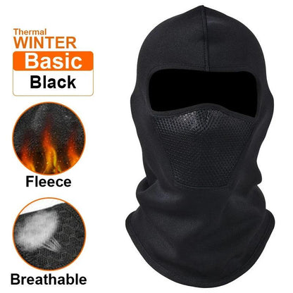 Thermal Winter Balaclava Full Face Mask basic-black by HitMyNeed