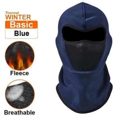 Thermal Winter Balaclava Full Face Mask basic-blue by HitMyNeed
