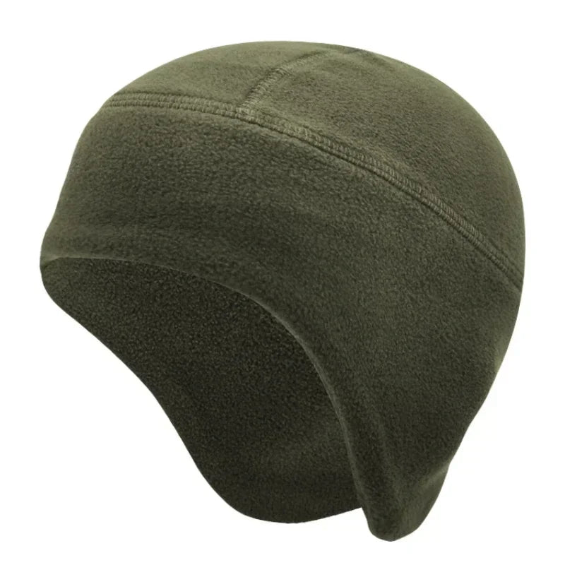 Thermal Winter Running Hat with Ear Cover armygreen-173 by HitMyNeed