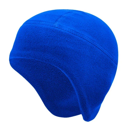 Thermal Winter Running Hat with Ear Cover royal-blue by HitMyNeed