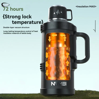 Thermos Stainless Steel Vacuum Flask 1.7-2.7L by HitMyNeed