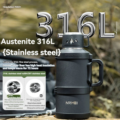 Thermos Stainless Steel Vacuum Flask 1.7-2.7L by HitMyNeed
