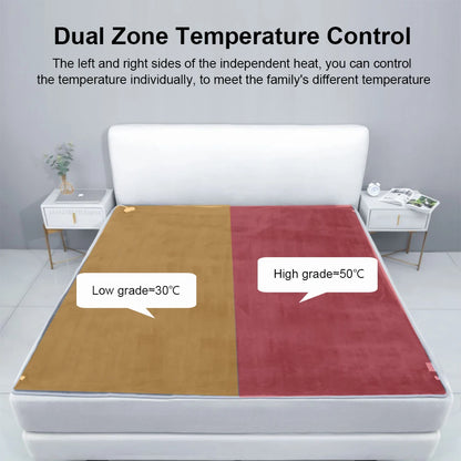 Thick Electric Heating Blanket with Automatic Thermostat by HitMyNeed