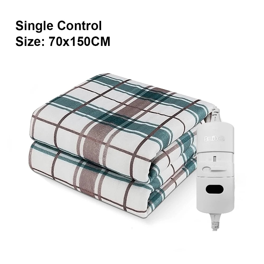 Thick Electric Heating Blanket with Automatic Thermostat 70x150cm-lattice by HitMyNeed