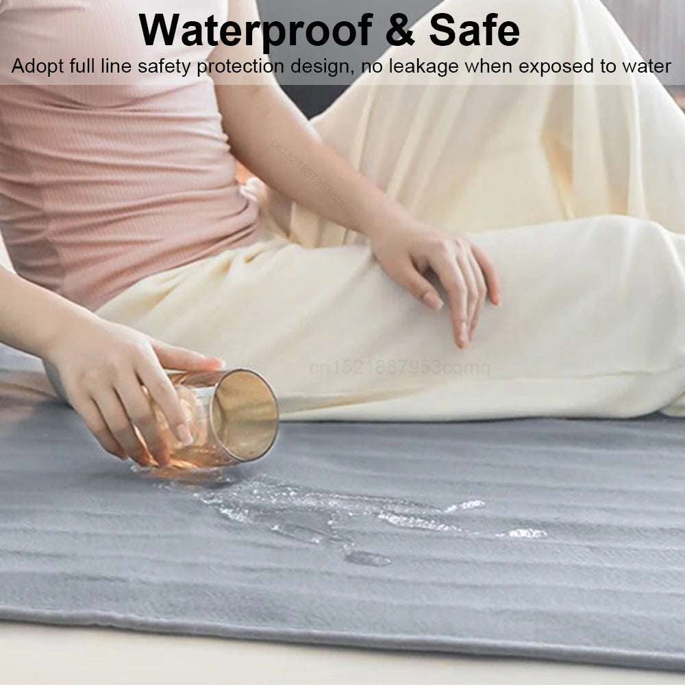 Thick Electric Heating Blanket with Automatic Thermostat by HitMyNeed