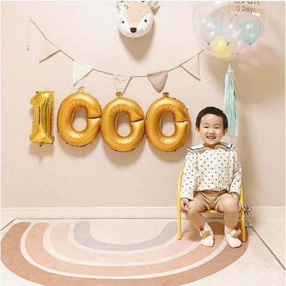 Thick Non-Slip Rainbow Playmat for Kids by HitMyNeed