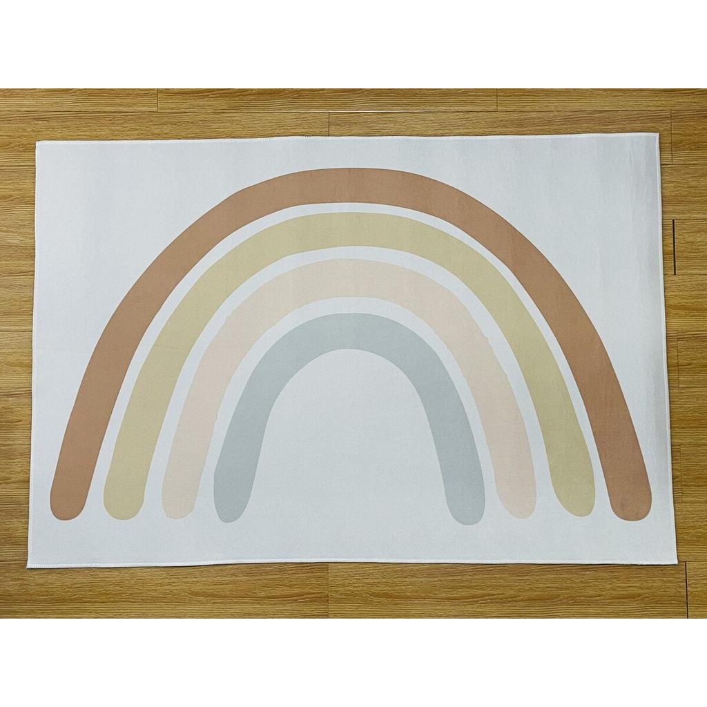 Thick Non-Slip Rainbow Playmat for Kids by HitMyNeed