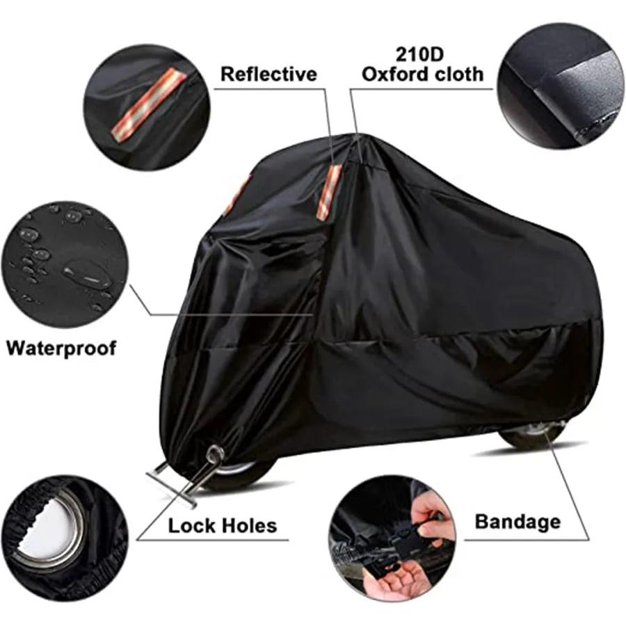 Thick Oxford Waterproof Motorcycle Cover by HitMyNeed