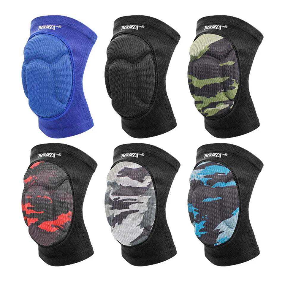 Thick Sponge Non-Slip Sports Knee Pads (1 Pair) by HitMyNeed