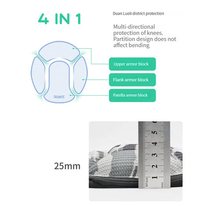 Thick Sponge Non-Slip Sports Knee Pads (1 Pair) by HitMyNeed