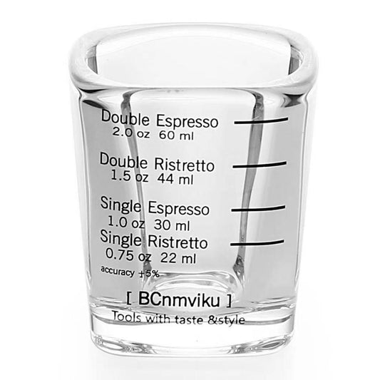 Thick Wall Espresso Measuring Shot Glass 60 ml by HitMyNeed