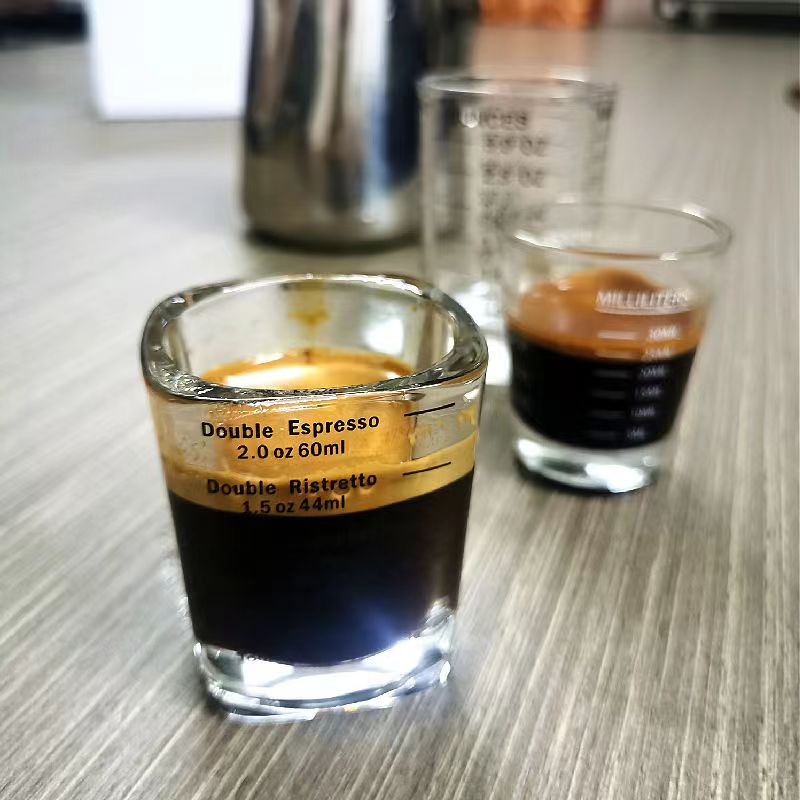 Thick Wall Espresso Measuring Shot Glass 60 ml by HitMyNeed