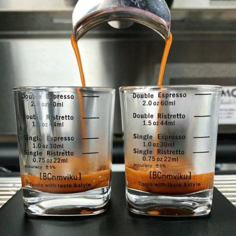 Thick Wall Espresso Measuring Shot Glass 60 ml by HitMyNeed