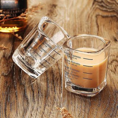 Thick Wall Espresso Measuring Shot Glass 60 ml by HitMyNeed