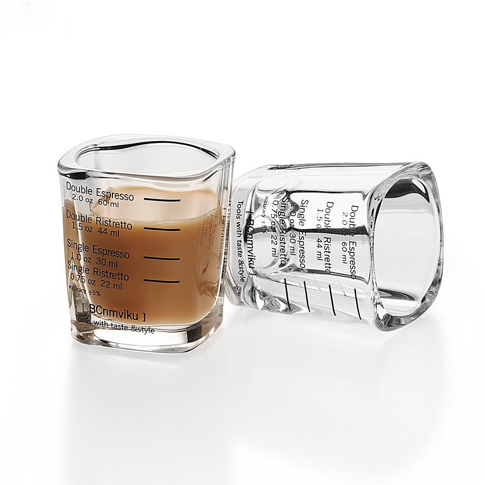 Thick Wall Espresso Measuring Shot Glass 60 ml by HitMyNeed