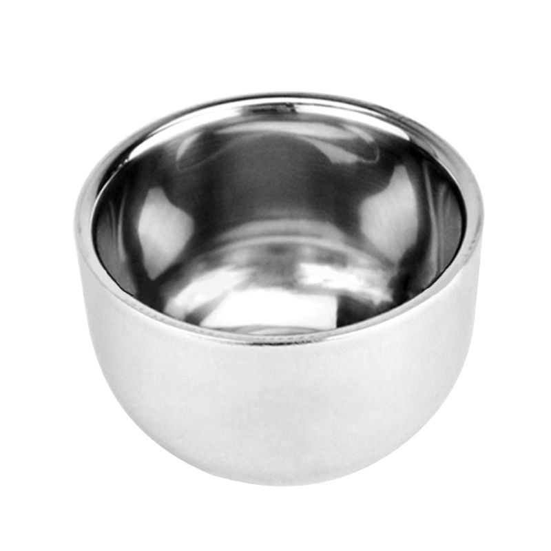 Thick Wall Stainless Steel Shaving Bowl by HitMyNeed